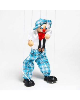 Дергунчик - марионетка на ниточках "Клоун в шляпе", цвета МИКС арт. СМЛ-58188-1-СМЛ0000495847