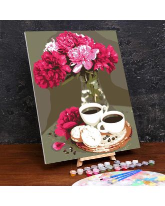 Картина по номерам на холсте с подрамником «Кофейный натюрморт» 40×50 см арт. СМЛ-220074-1-СМЛ0004971861