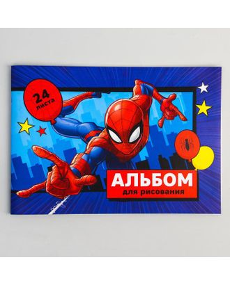 Альбом для рисования А4, 24 л., Spider-man, Человек-паук арт. СМЛ-208692-1-СМЛ0004979366