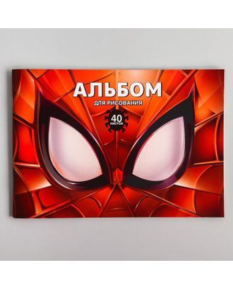 Альбом для рисования А4, 40 л., "Супергерой", Человек-паук арт. СМЛ-195863-1-СМЛ0004979380
