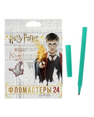 Фломастеры 24 цветов "Гарри Поттер", картонная коробка, европодвес арт. СМЛ-214184-1-СМЛ0004993012