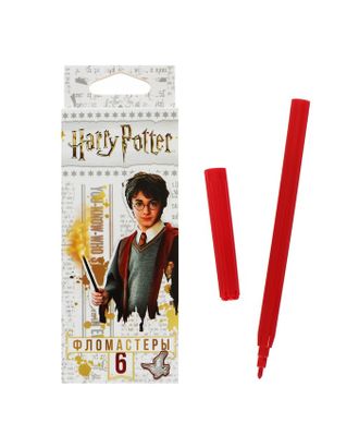 Фломастеры 6 цветов "Гарри Поттер", картонная коробка, европодвес арт. СМЛ-177494-1-СМЛ0004993015