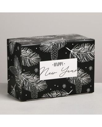 Складная коробка «Новый год», 22 × 15 × 10 см арт. СМЛ-86927-1-СМЛ0005003796