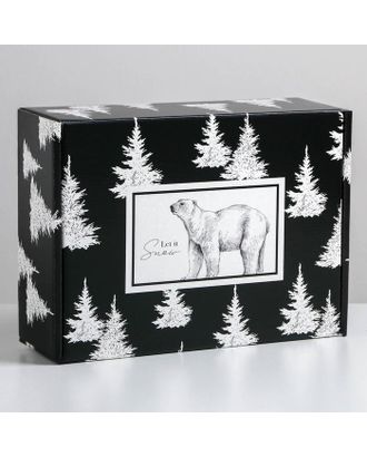 Складная коробка «Новый год», 30,7 × 22 × 9,5 см арт. СМЛ-87251-1-СМЛ0005010505
