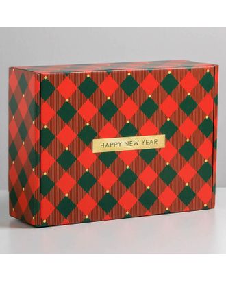 Складная коробка «Волшебного нового года», 30,7 × 22 × 9,5 см арт. СМЛ-87252-1-СМЛ0005010506