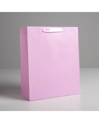 Пакет подарочный «Розовый», 26 х 32 х 12  см арт. СМЛ-115682-1-СМЛ0005047669