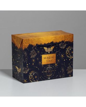Пакет—коробка Magic time, 23 × 18 × 11 см арт. СМЛ-91349-1-СМЛ0005053591