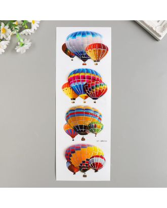 Наклейка пластик "Воздушные шары" серебристые линии МИКС 42,5х12,5 см арт. СМЛ-39743-1-СМЛ0005090651