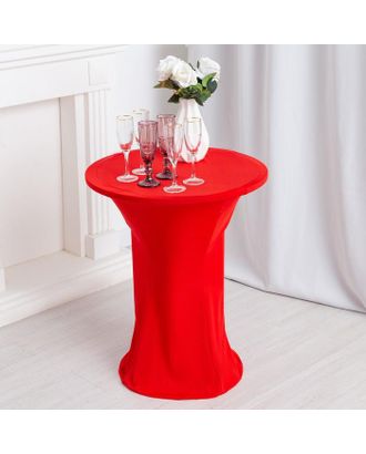 Чехол на стол, цв.красный, 60*120 см, 100% эластан арт. СМЛ-141738-1-СМЛ0005111127