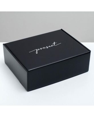Коробка двухсторонняя складная Present, 27 × 21 × 9 см арт. СМЛ-89597-1-СМЛ0005112870