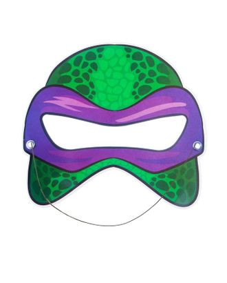 Маска из картона «Черепаха Дон», цвет фиолетовый арт. СМЛ-93791-1-СМЛ0005115394