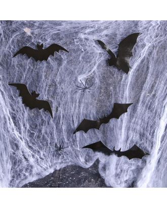 Карнавальный набор «Хэллоуин» паутина, фигурки летучие мыши арт. СМЛ-145569-1-СМЛ0005119929