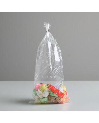 Пакет подарочный пластиковый «Для тебя», 15 х 30 см арт. СМЛ-101581-4-СМЛ0005120466