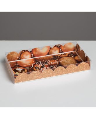 Коробка для кондитерских изделий с PVC крышкой «Все получится», 10.5 × 21 × 3 см арт. СМЛ-93760-1-СМЛ0005128793