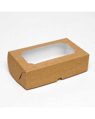 Коробка складная под зефир,белый, 25 х 15 х 7 см арт. СМЛ-101275-2-СМЛ0005136203