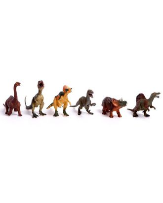 Набор динозавров "Юрский период", 6 фигурок арт. СМЛ-125330-1-СМЛ0005155889