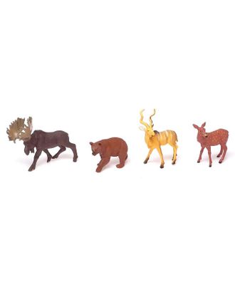 Набор животных «Лесные звери», 4 фигурки арт. СМЛ-122085-1-СМЛ0005155890