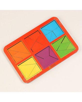 Квадраты Никитина 2 уровня, 6 квадратов (бизиборды) арт. СМЛ-88703-1-СМЛ0005167715