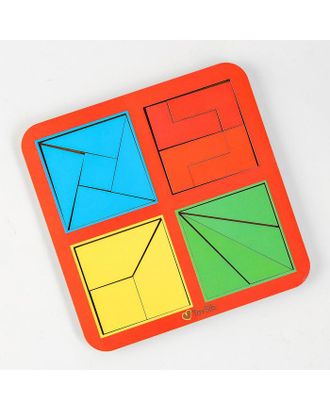 Квадраты Никитина 2 уровня, 4 квадрата (бизиборды) арт. СМЛ-88706-1-СМЛ0005167718