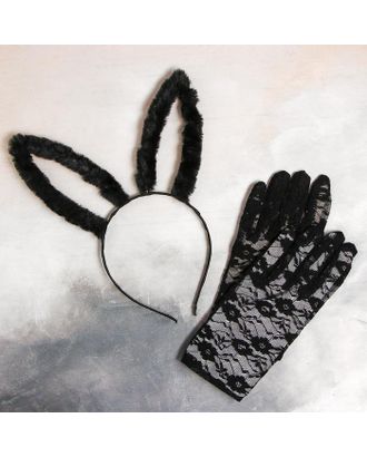 Карнавальный набор «Мисс грация» ободок, перчатки арт. СМЛ-129778-1-СМЛ0005169390