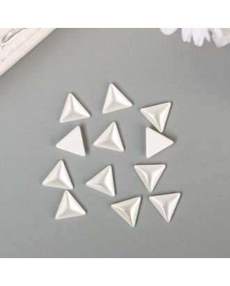 Топсы для творчества пластик "Перламутровые треугольники" набор 12 шт 1х1 см арт. СМЛ-94981-1-СМЛ0005191018
