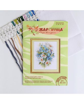 Набор для вышивания «Луговые цветы» 18×15 см арт. СМЛ-207170-1-СМЛ0005191763