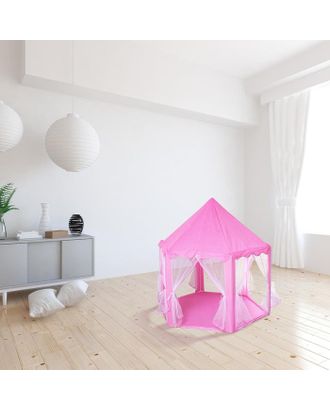 Палатка детская игровая «Шатер» розовый 140×140×135 см арт. СМЛ-123379-1-СМЛ0005202420