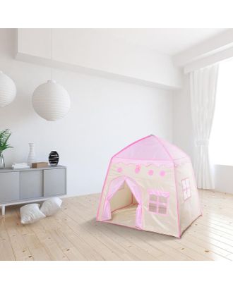 Палатка детская игровая «Домик» розовый 130×100×130 см арт. СМЛ-123381-1-СМЛ0005202422