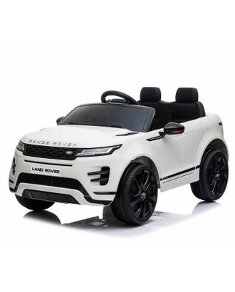 Электромобиль Range Rover Evoque, кожаное сидение, EVA колеса, цвет белый арт. СМЛ-137214-1-СМЛ0005217508
