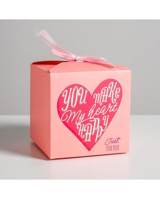 Коробка складная «С любовью», 16 × 23 × 7.5 см арт. СМЛ-112744-2-СМЛ0005218398