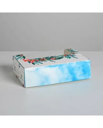 Купить Пищевая упаковка Коробка для эклеров с вкладышами - 5 шт Let it Snow, 25,2 х 15 х 7 см арт. СМЛ-107969-1-СМЛ0005233283 оптом в Казахстане