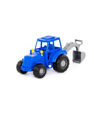 Трактор с лопатой, цвет синий (в сеточке) арт. СМЛ-91080-1-СМЛ0005244424