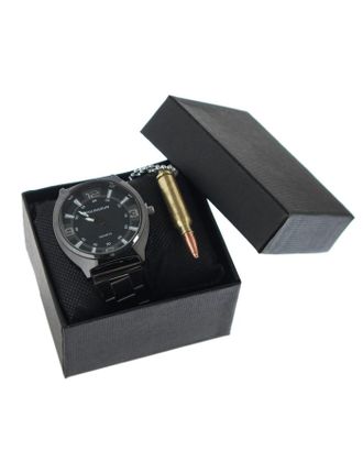Подарочный набор 2 в 1 "Bolingdun": наручные часы, d=4.8 см, кулон арт. СМЛ-208034-1-СМЛ0005256911