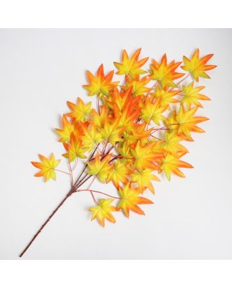 Декор «Листья на ветке» цвет зелёно-жёлто-оранжевый арт. СМЛ-115820-1-СМЛ0005274846