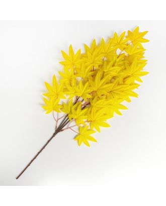 Декор "Листья на ветке", цвет желтый арт. СМЛ-124208-1-СМЛ0005274849