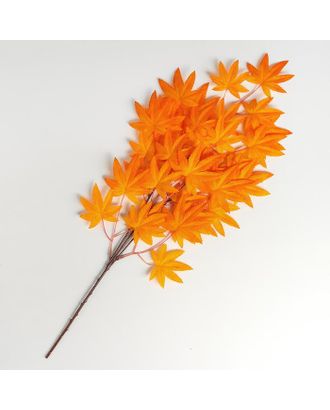 Купить Декор "Листья на ветке", цвет оранжевый арт. СМЛ-124209-1-СМЛ0005274850 оптом в Новочеркасске