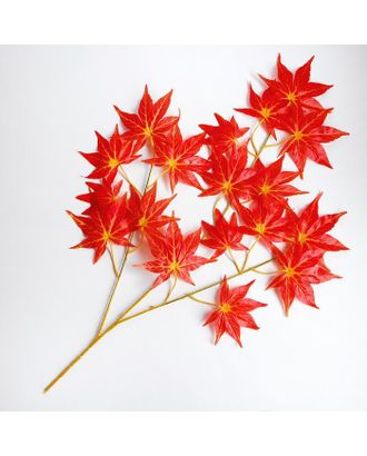Декор «Листья на ветке» цвет красный арт. СМЛ-115823-1-СМЛ0005274851