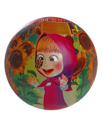 Мяч «Маша и медведь», 23 см, в сетке арт. СМЛ-125886-1-СМЛ0000527551