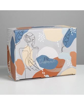 Коробка сборная «Силуэт», 26 × 19 × 10 см арт. СМЛ-117752-1-СМЛ0005294609