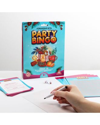 Командная игра "Party bingo. Новый год в кругу близких" 8+ арт. СМЛ-117424-1-СМЛ0005309124