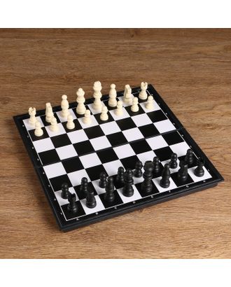 Шахматы "Слит", (фигуры пластик, доска пластик 31х31 см, король 6,5 см, пешка 3 см арт. СМЛ-65596-1-СМЛ0000536132