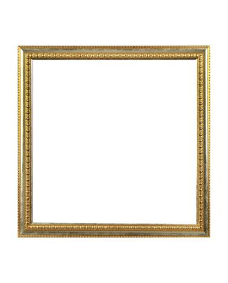 Рама для картин (зеркал) 50 х 50 х 4.5 см, пластиковая, Charlotta, золото арт. СМЛ-219361-1-СМЛ0005365522