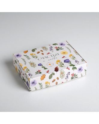 Коробка складная «Эко», 21 × 15 × 5 см арт. СМЛ-124349-1-СМЛ0005383546