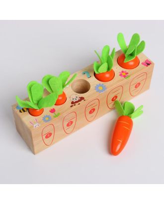Развивающая набор "Посади разные морковки" 20х5,5х5 см арт. СМЛ-141269-1-СМЛ0005492095