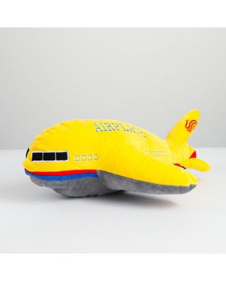 Мягкая игрушка «Самолёт», 43 см, цвета МИКС арт. СМЛ-129172-1-СМЛ0005545384