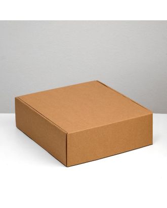 Подарочная коробка, крафт, 28,5 х 9,5 х 29,5 см арт. СМЛ-144530-1-СМЛ0006383920