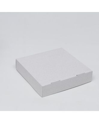 Упаковка для пирога, белая, 23 х 23 х 5 см арт. СМЛ-137254-1-СМЛ0006533804