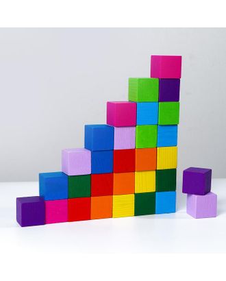 Кубики Цветные 30 штук арт. СМЛ-141625-1-СМЛ0006578113