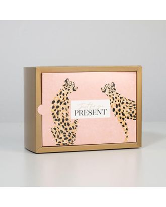 Коробка складная «Леопард»,  20 × 15 × 10 см арт. СМЛ-149353-1-СМЛ0006582035