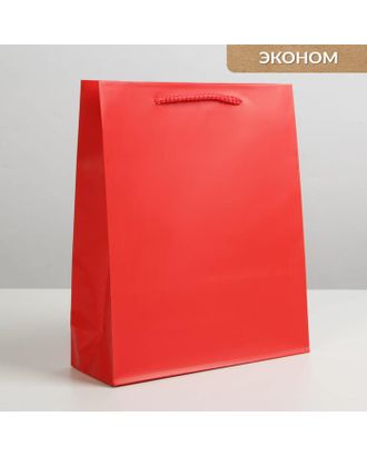 Пакет ламинированный «Красный», ML 23 х 27 х 8 см арт. СМЛ-165374-1-СМЛ0006582786